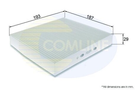 Фильтр салона COMLINE EKF382