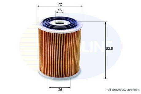 Фильтр масла COMLINE EOF167