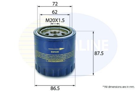 Фильтр масла COMLINE EOF246