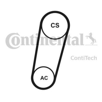 Дорожній ремінь Contitech 5PK705 ELAST T1