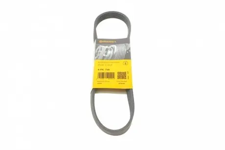 Ремінь генератора VW Caddy/Golf/Polo/Passat 1.0-1.4TSI 15-/Audi A3/Q3 1.0-1.4TFSI 13- Contitech 6PK745
