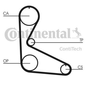 Ремінь зубчастий (дов. 60-150) Contitech CT626