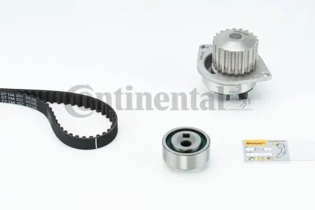 Комплект (ремень+ролик+насос) Contitech CT 744 WP1