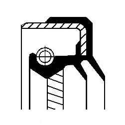 Сальник роздавальна коробка VW Tuareg 3,0 - 5,0 2002 - 2010 CORTECO 01034860B