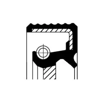 Сальник коленвала передний Citroen Jumper, Peugeot Boxer 2.5D/TD 94-02 CORTECO 20018284B