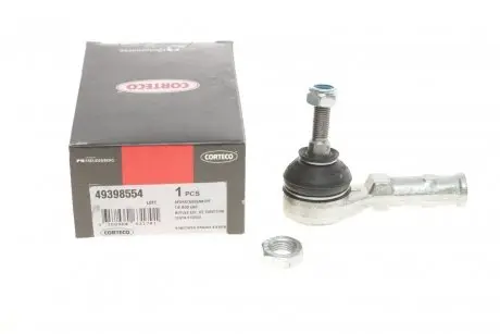 Наконечник тяги рульової (L) Renault Kangoo 97- (L=90mm) CORTECO 49398554