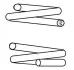 Пружина подвески передняя (кратно 2) Toyota Avensis (T25) 2.0D, 2.2, 2.4 (03-08) CS Germany 14.872.803 (фото 1)