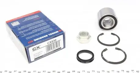Підшипник маточини (задньої) Citroen Saxo/Xsara/Peugeot 106/206/306 96- (к-кт) CX CX 530