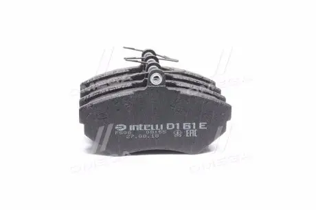 Колодка тормозов. диск. AUDI A4 передн. (выр-во Intelli) DAFMI / INTELLI D161E
