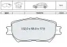DAFMI INTELLI гальмівні колодки передн. TOYOTA Camry (V30) DAFMI / INTELLI D225E (фото 1)