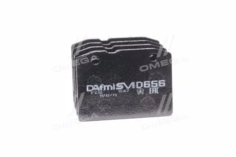Колодка гальмівна 2101 перед. (к-т 4 шт) Dafmi DAFMI / INTELLI D656SM