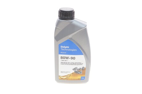 Олива трансмісійна 80W90 Gear Oil 4 (1L) (GL5/MIL-L-2105D/MAN 342 M-2/Volvo 1273.10) Delphi 93892551