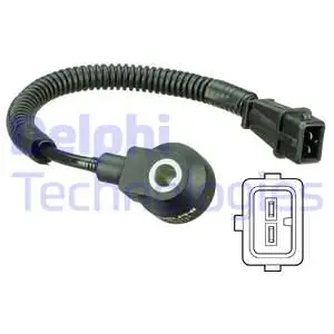 Датчик детонації HYUNDAI COUPE II, ELANTRA III, MATRIX, TIBURON, TRAJET, TRAJET/MINIVAN, TUCSON, TUCSON/SUV KIA CARENS II, CERATO I, SPORTAGE II 1.8/2.0/2.0LPG 03.00-01.12 Delphi AS10235