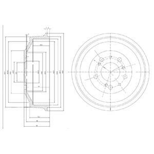 Гальмівний барабан Delphi BF153