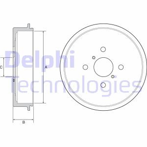 Гальмівний барабан Delphi BF552