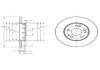 Диск гальмівний MERCEDES 200(W124)/E(W124) "F D=284mm "85-95 Delphi BG2314 (фото 1)