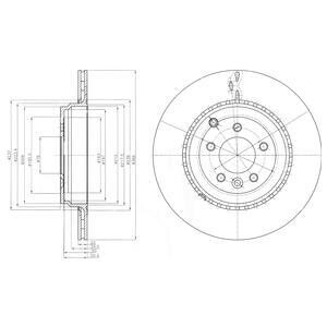 Гальмівний диск Delphi BG9082C