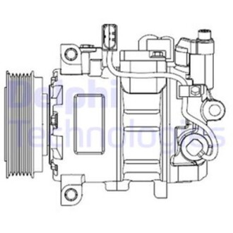 Компресор кондиціонера Delphi CS20476