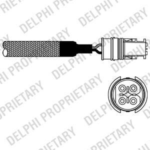 Ламбда-зонд Delphi ES10580-12B1