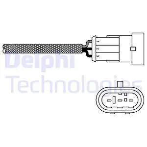 Датчик кисню Delphi ES10971-12B1
