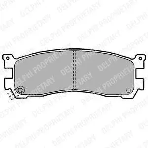 MAZDA колодки гальм. передн. 929/Xedos 9/MPV Delphi LP1189
