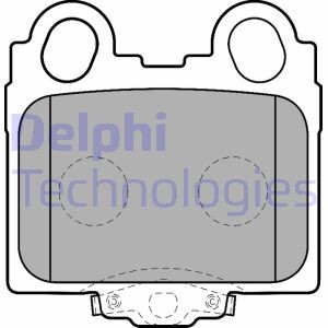 Гальмівні колодки, дискові. Delphi LP1510