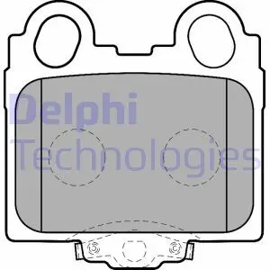 Гальмівні колодки, дискові. Delphi LP1510