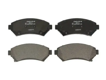 Гальмівні колодки дискові CHEVROLET/PONTIAC/BUICK/CADILLAC/OPEL "F "91-05 Delphi LP1609