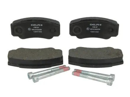 Комплект гальмівних колодок задн, CITROEN JUMPER I FIAT DUCATO PEUGEOT BOXER 1.9D-2.8D 02.94- Delphi LP1790