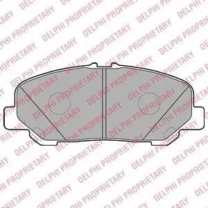 TOYOTA колодки гальм. передн. PREVIA III 05- Delphi LP2119