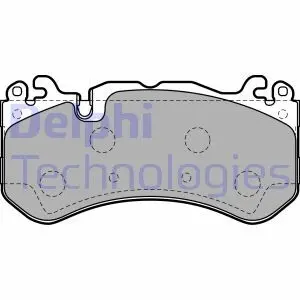Гальмівні колодки дискові MERCEDES 204/219/230 AMG "F "08>> Delphi LP2149