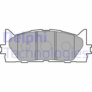 Колодки гальмівні (передні) Toyota Camry/Lexus ES 01- Delphi LP2169