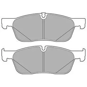 LAND ROVER К-т передн. гальм. колодок Discovery Sport 2,0-2,2 14-, Range Rover Evoque 2,0-2,2 11- Delphi LP3166