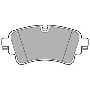 VW колодки гальм. задн. AUDI A4/A5/Q5/Q7 15- Delphi LP3240
