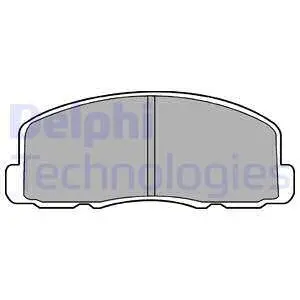 Комплект гальмівних колодок. Delphi LP458