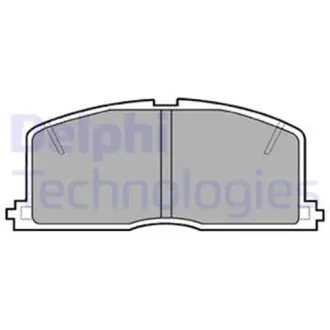 Комплект тормозных колодок из 4 шт. дисков Delphi LP460