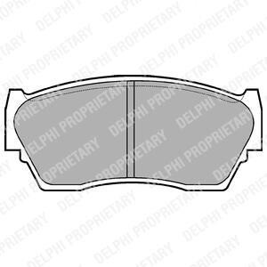 Гальмівні колодки, дискові Delphi LP783