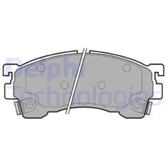 Гальмівні колодки дискові MAZDA Xedos-6/MX-6/626/323/Premacy "F "91-03 Delphi LP801