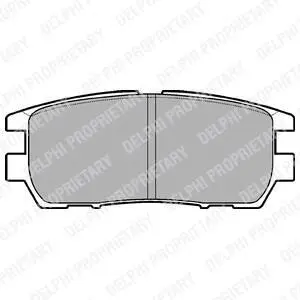 Гальмівні колодки дискові MITSUBISHI L400/Space Gear/Pajero/Sigma "R Delphi LP954