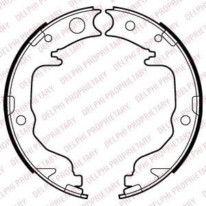 Гальмівні колодки. Delphi LS2026