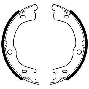 Гальмівна колодка KIA SORENTO I 2.5D/3.3 08.02-12.11 Delphi LS2048