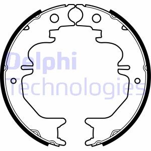 Гальмівні колодки, барабанні Delphi LS2053 (фото 1)