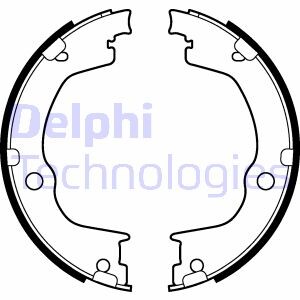 Гальмівні колодки, барабанні Delphi LS2106