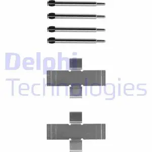 Монтажный компл.,тормоз.колодки Delphi LX0006