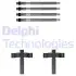 Комплектуючі, колодки дискового гальма Delphi LX0707 (фото 1)