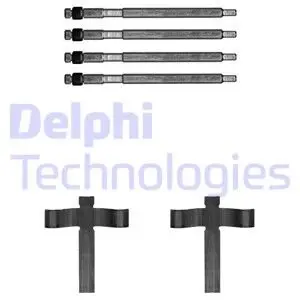 Комплектуючі, колодки дискового гальма Delphi LX0707