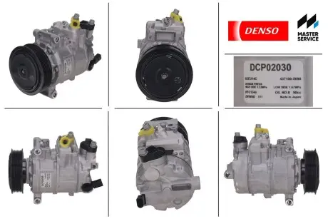 Компресор кондиціонера VW Golf V VI Jetta III Caddy III Passat VII / Skoda Octavia II Fabia II DENSO DCP02030