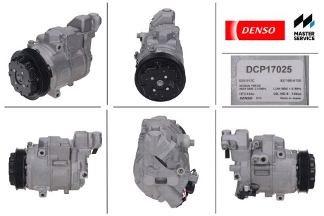 Компресор кондиціонера MERCEDES-BENZ A-CLASS (W168) 97-04,A-Class W168 97-04 DENSO DCP17025