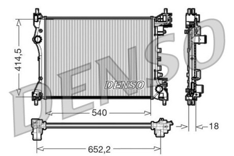 Радиатор DENSO DRM01005 (фото 1)