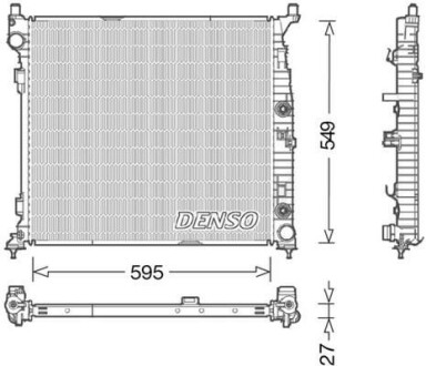 Радіатор охолодження DENSO DRM17055